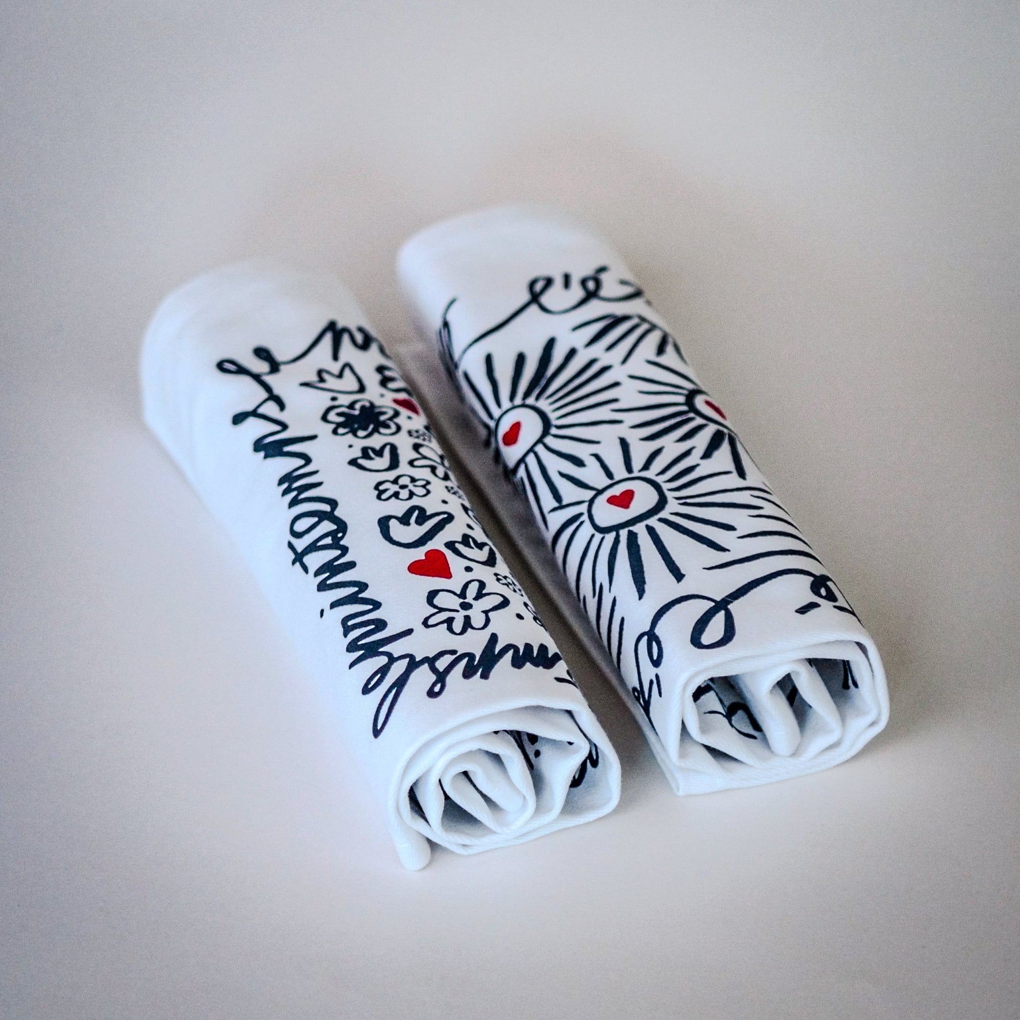 Coffret de 2 serviettes de table - La Serviette de Table - Linge de table - « Les 4 saisons »