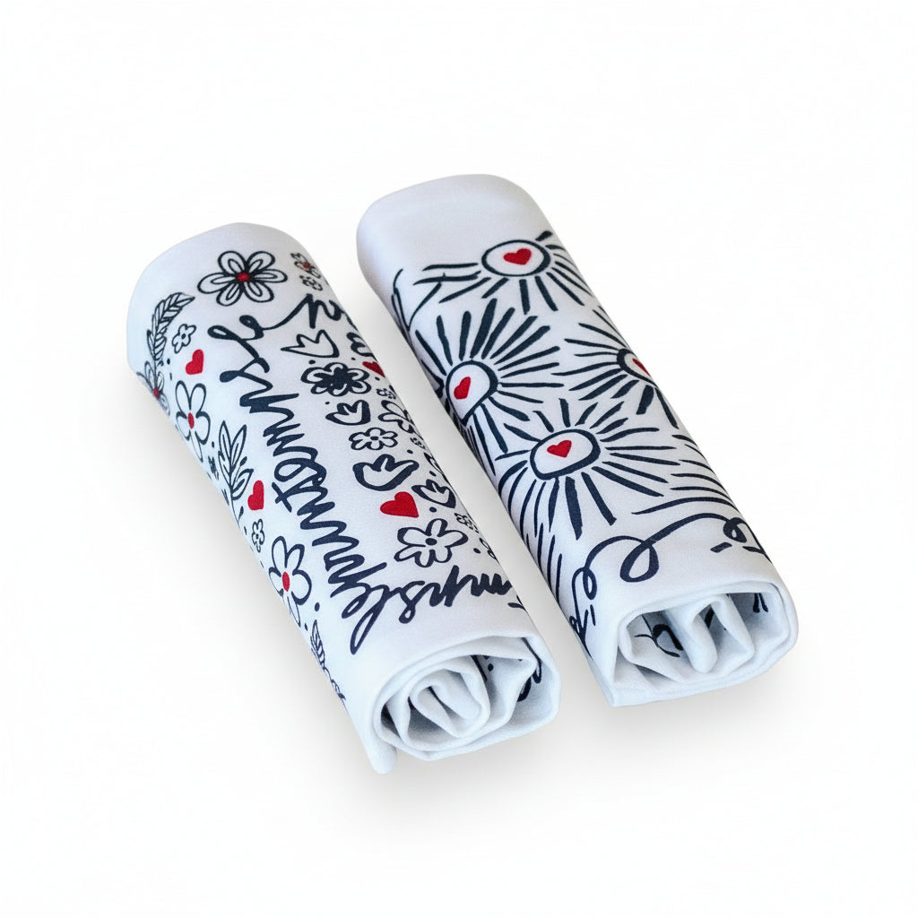 Coffret de 2 serviettes de table - La Serviette de Table - Linge de table - « Les 4 saisons »