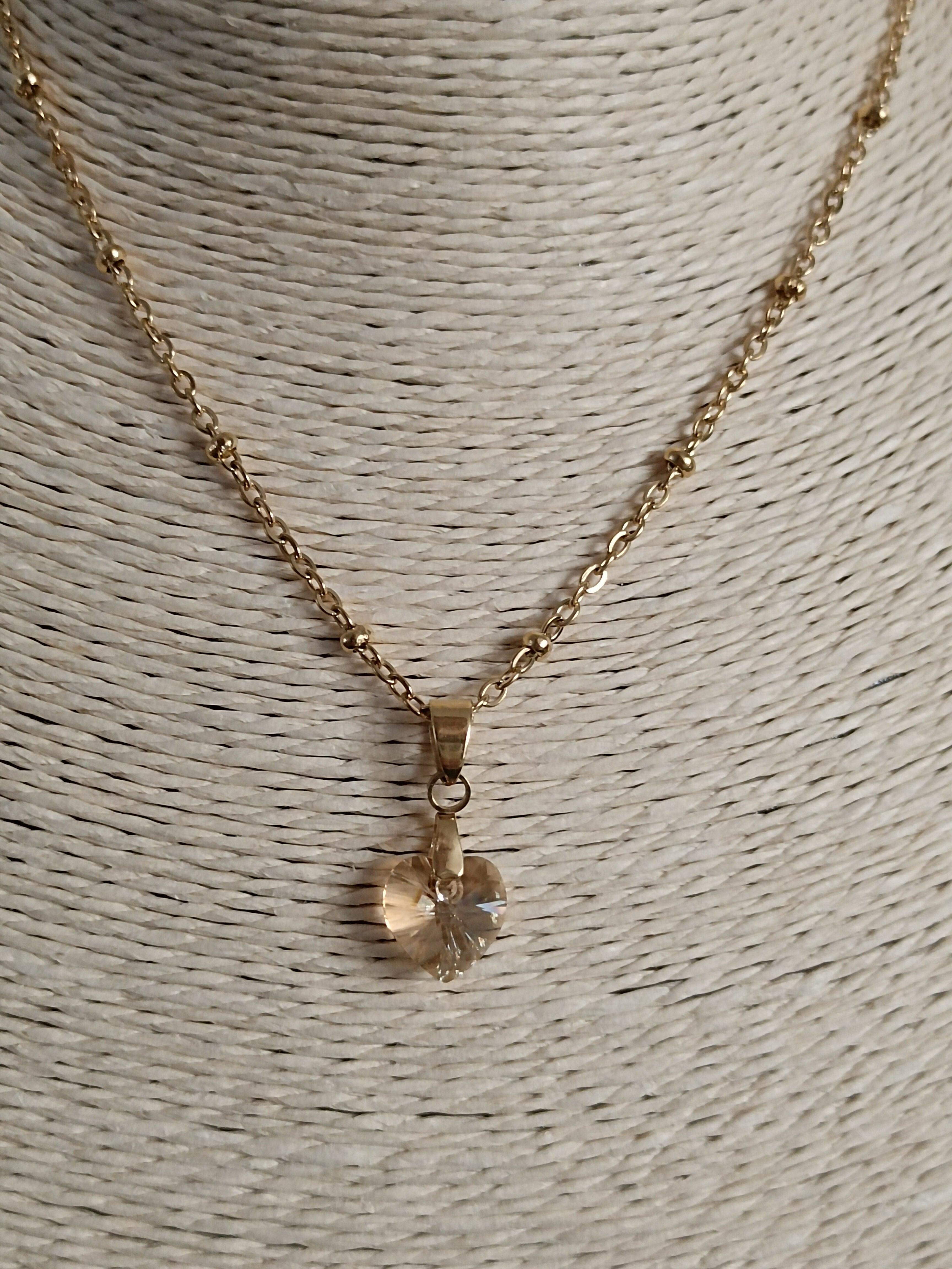MEL/CCO Gold Heart Necklace