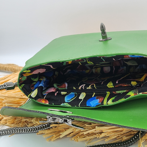 Sac Camélia en Apple skin Vert
