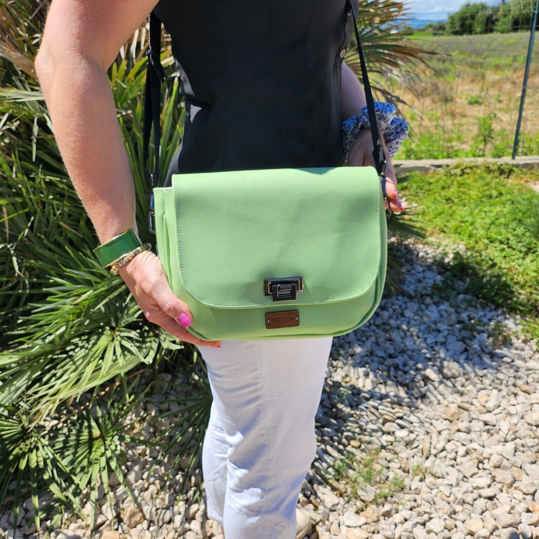 Sac Iris en Apple Skin vert
