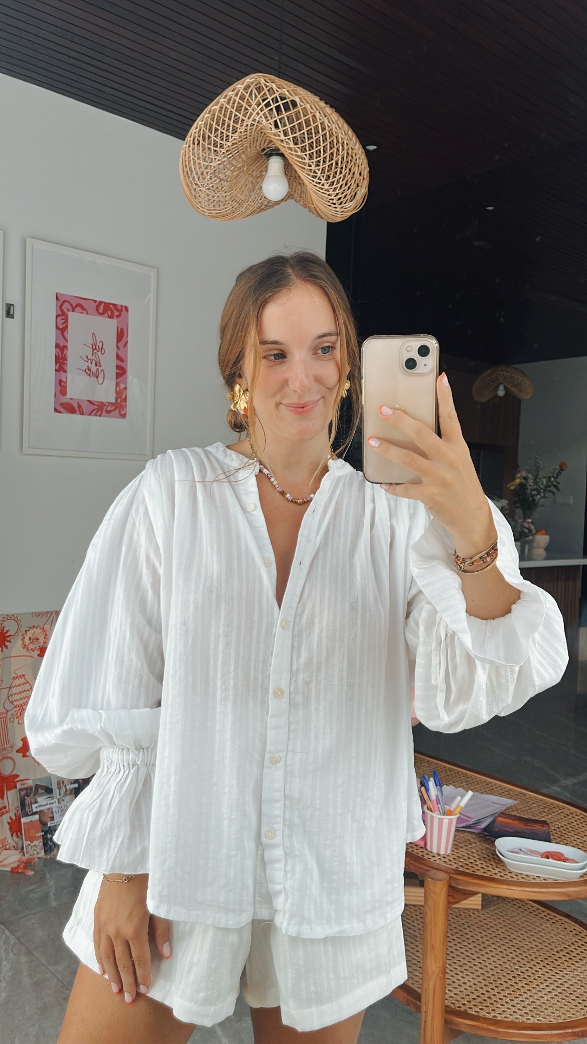 BLOUSE BLANCHE EN COTON ~ MANIS