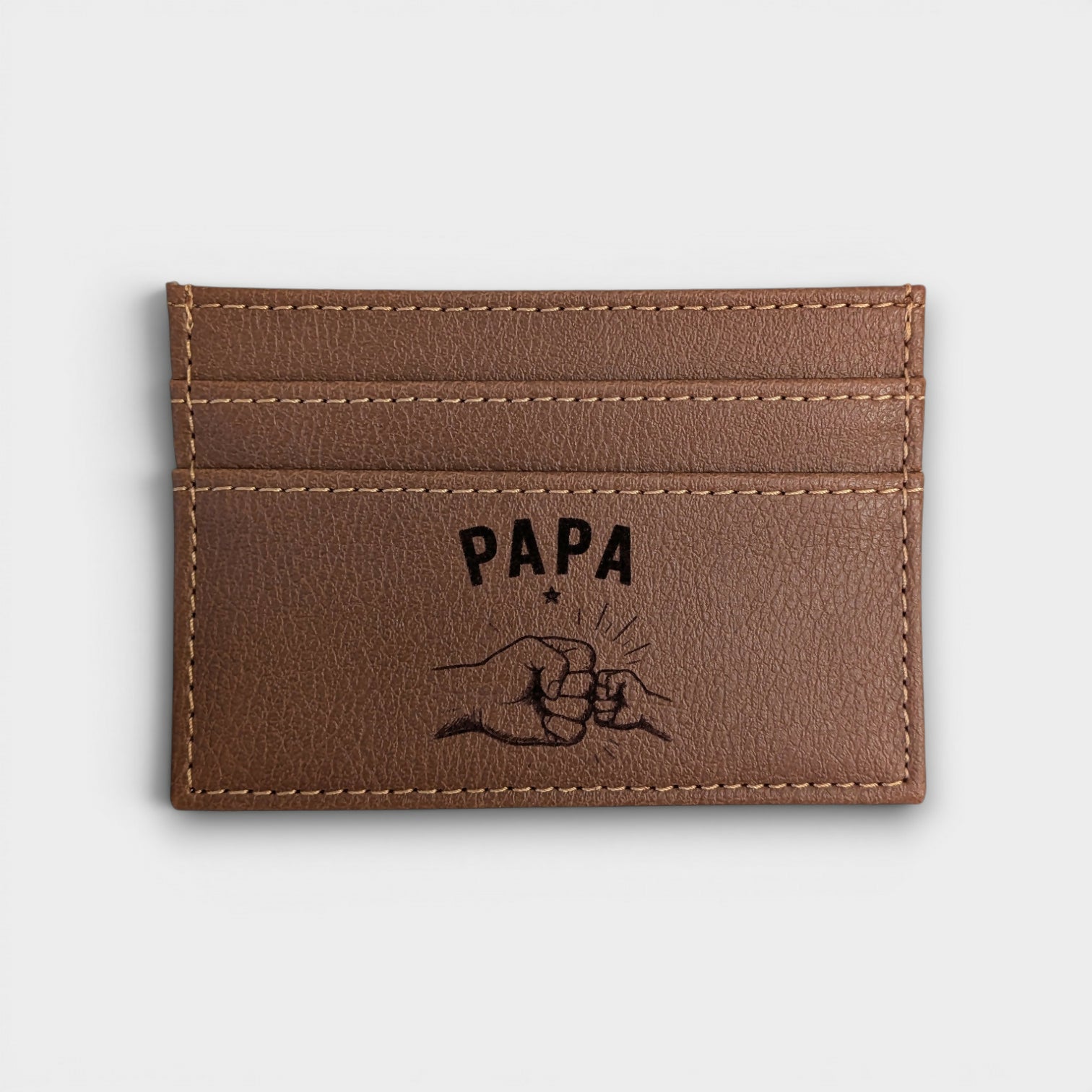 porte cartes plat pomme, papa