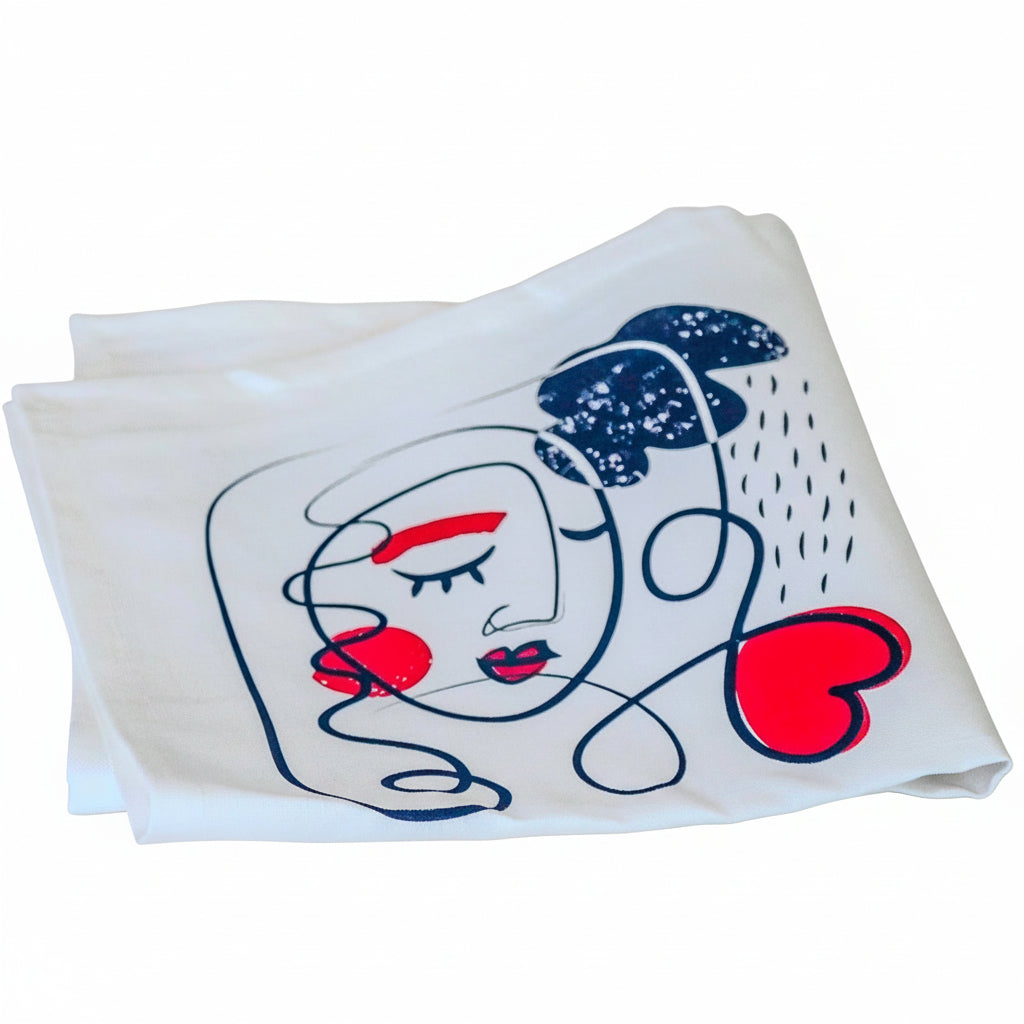 Coffret 2 serviettes "Ames Sœurs" Collab Jana | La Serviette de Table
