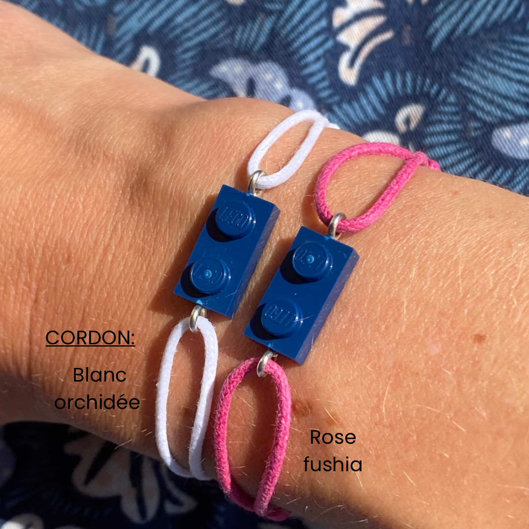 Bracelet avec cordon coton ajustable - Iconiques