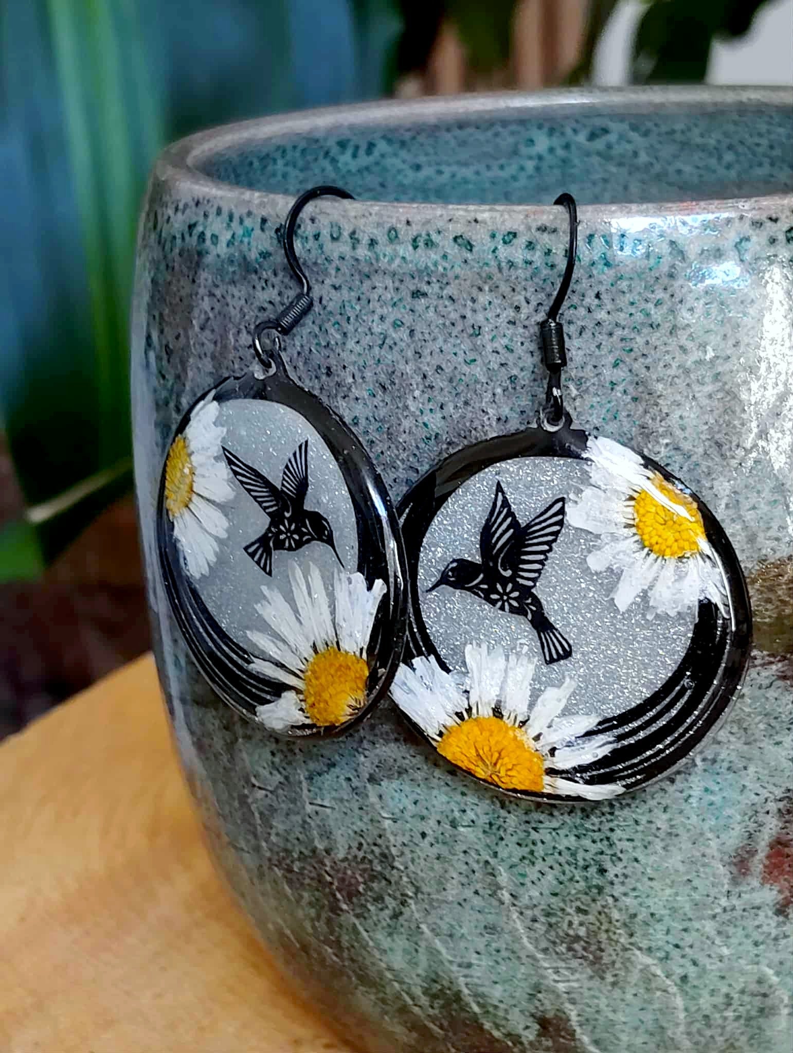 Boucles d'oreille, Pâquerette