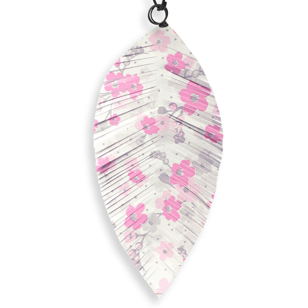 Attrape-rêves en fil de fer - Étoile - Rose : Rêves - environ 28 x 65 cm - Bijoux de mur