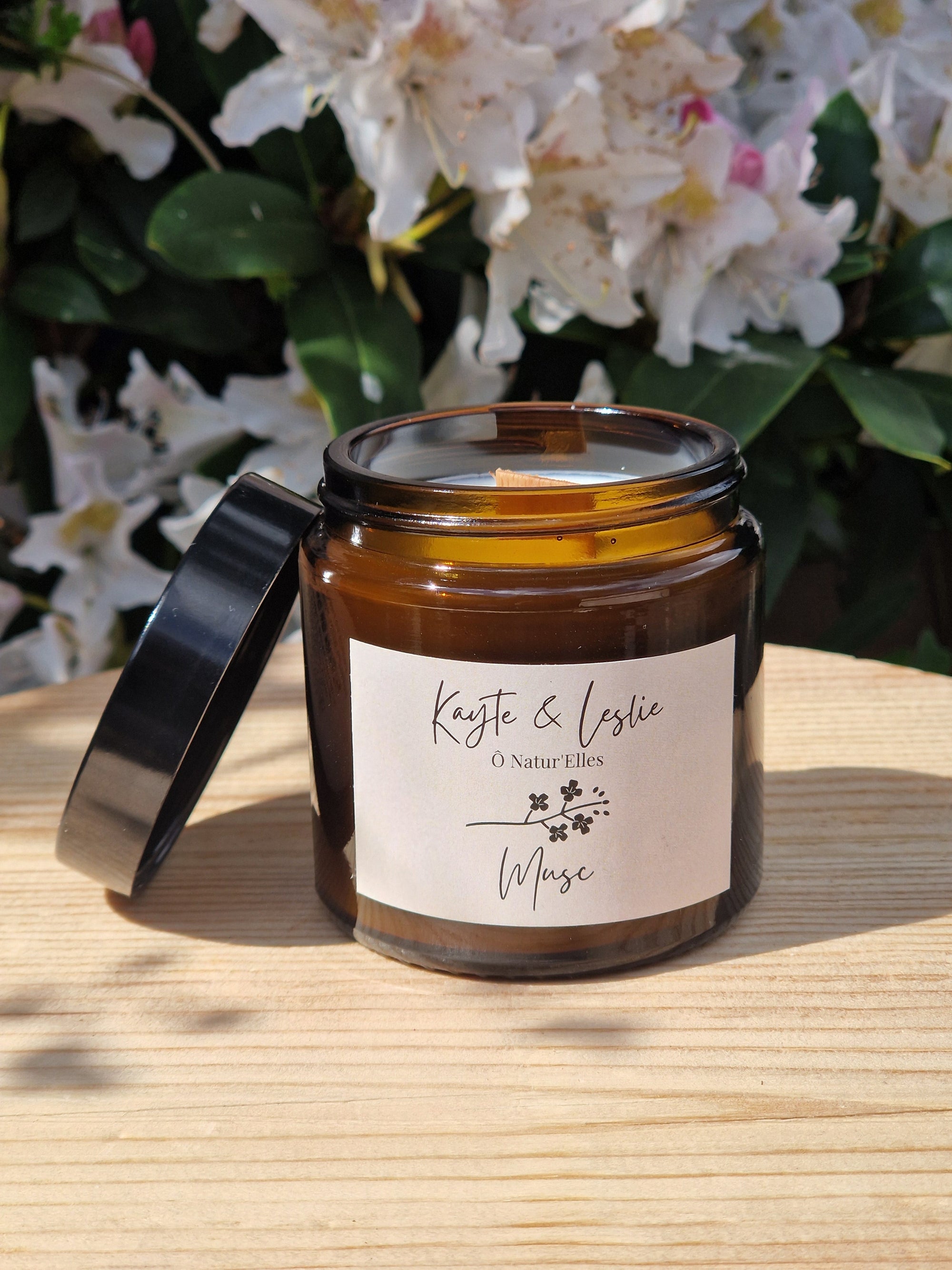 Bougie parfumée végétale "MUSC"