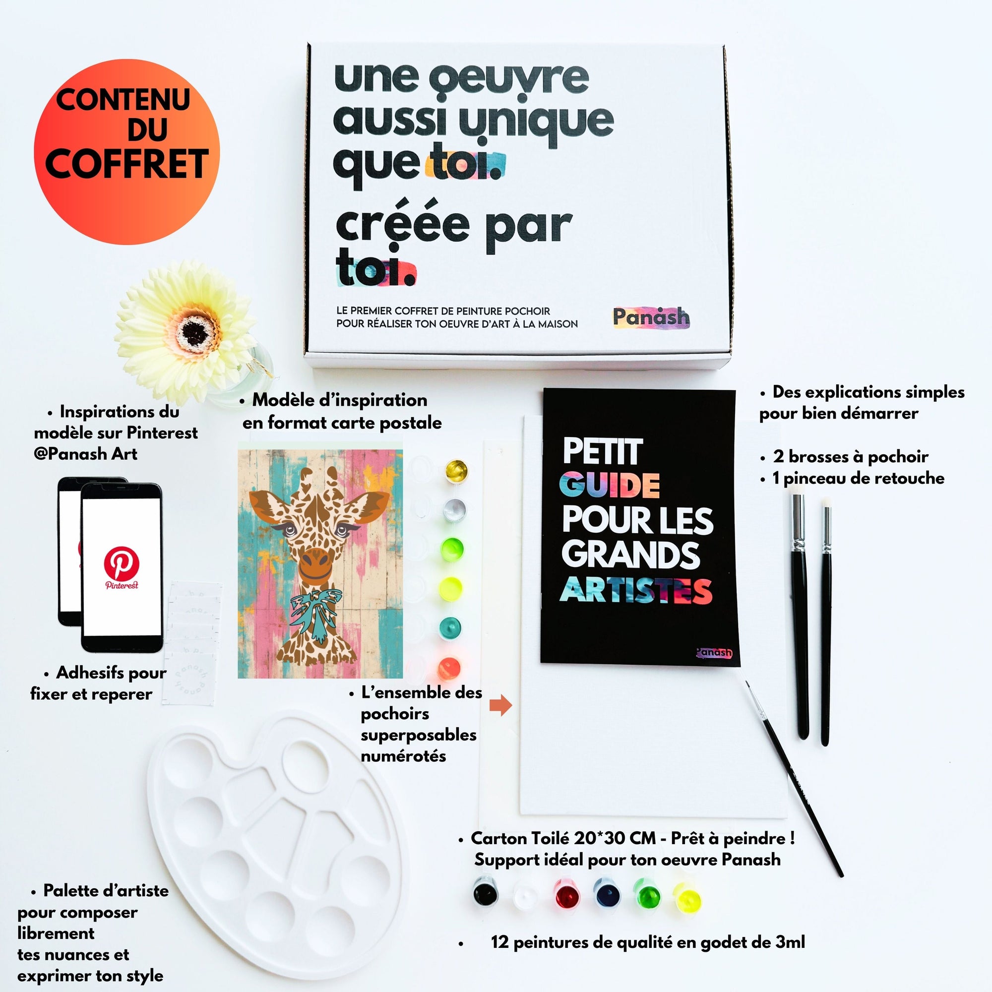 Coffret Créatif Animalier "GIRAFE"