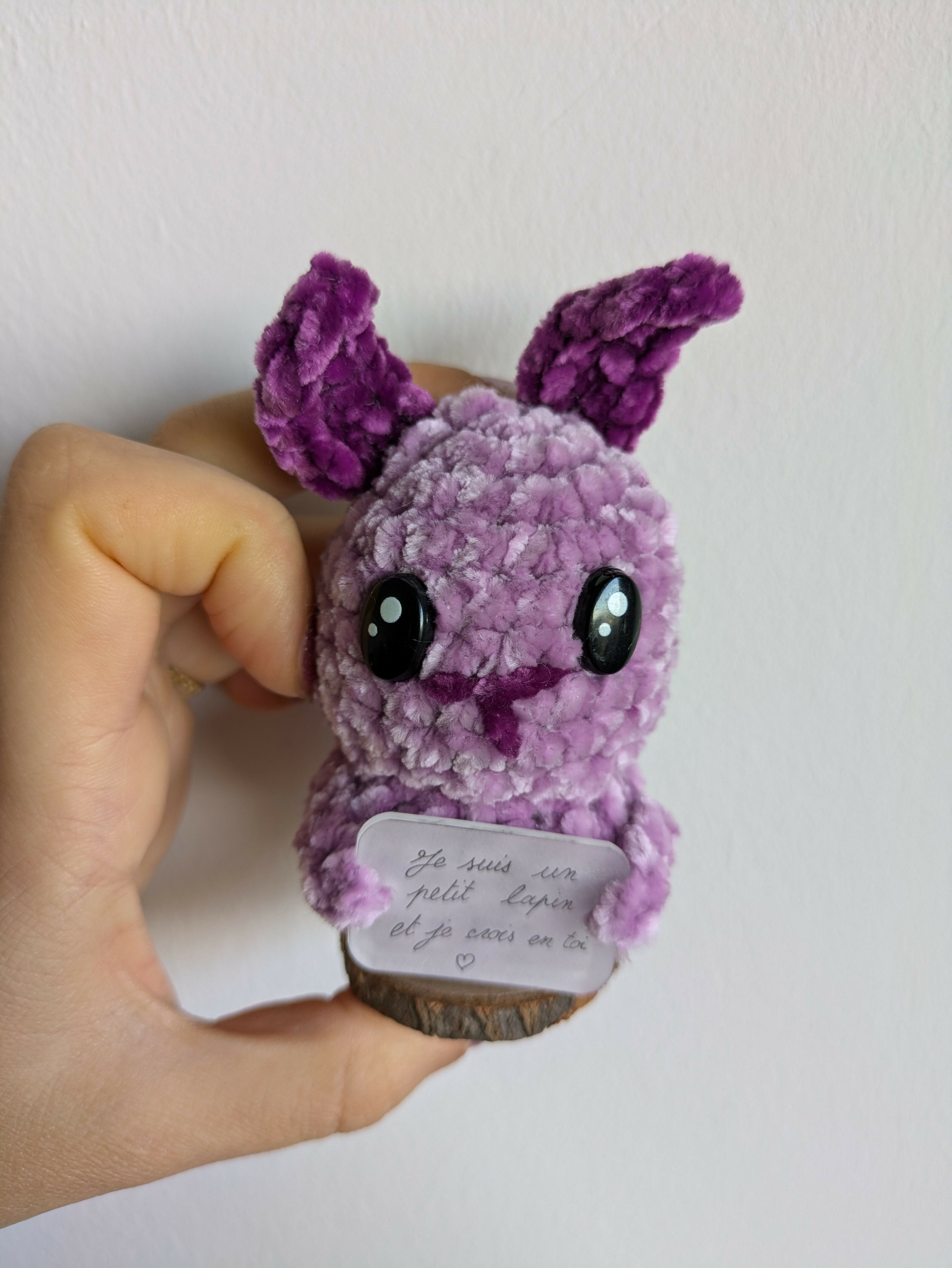 soft cuddly toy with a positive message