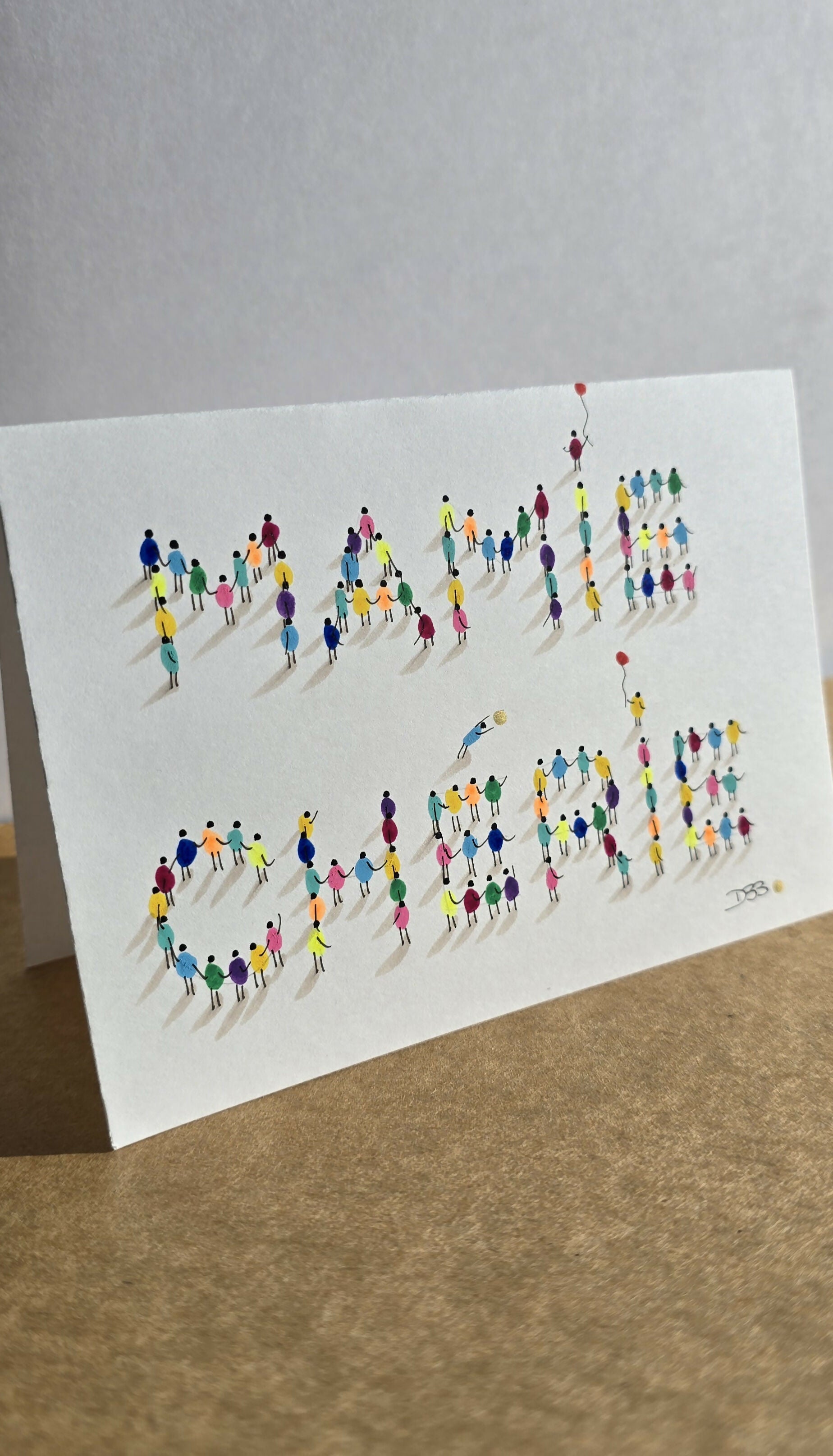 Carte Mots doux + Enveloppe Craft