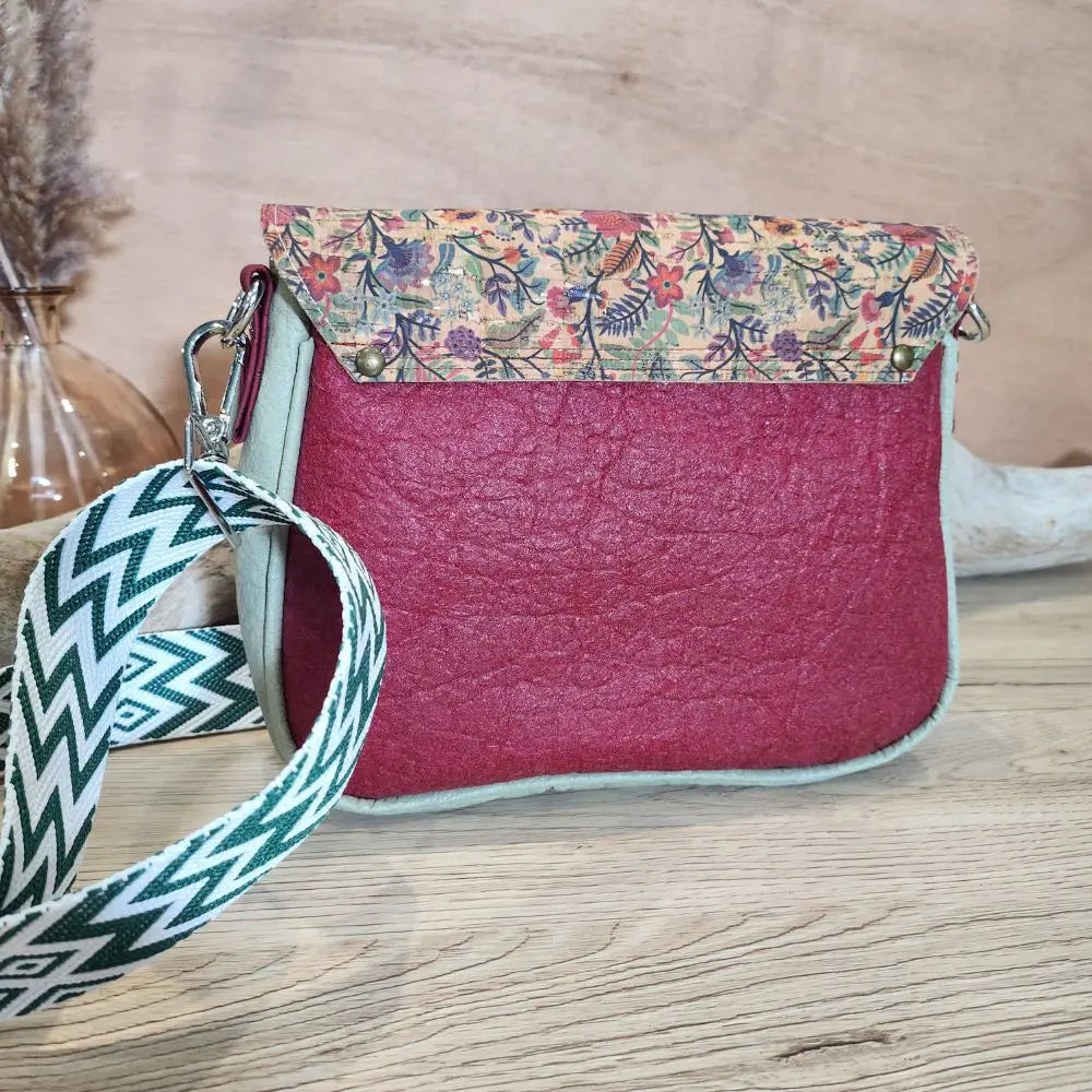 Sac Camélia en Piñatex et Liège