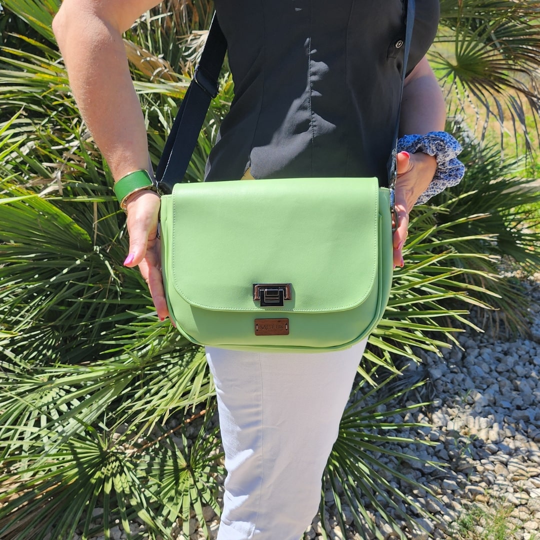 Sac Iris en Apple Skin vert