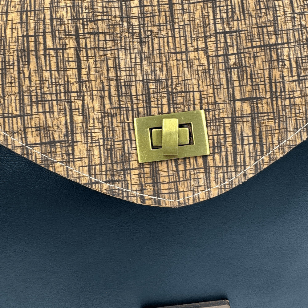 Sac Camélia en Apple Skin,Piñatex et Liège