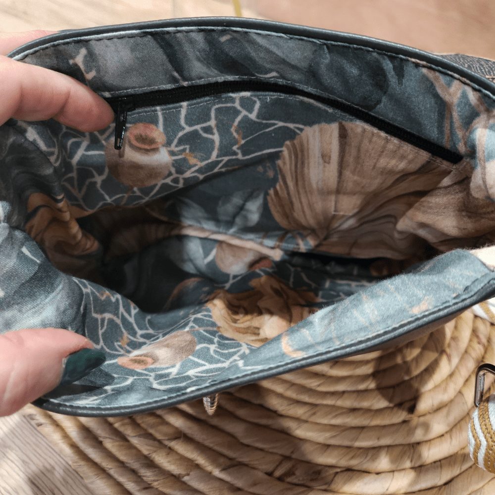 Sac Camélia en Apple Skin et Liège