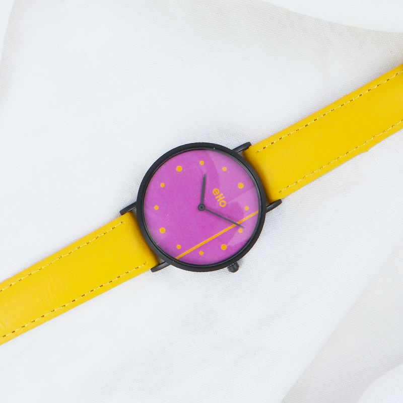 Montre Violette Sunburst