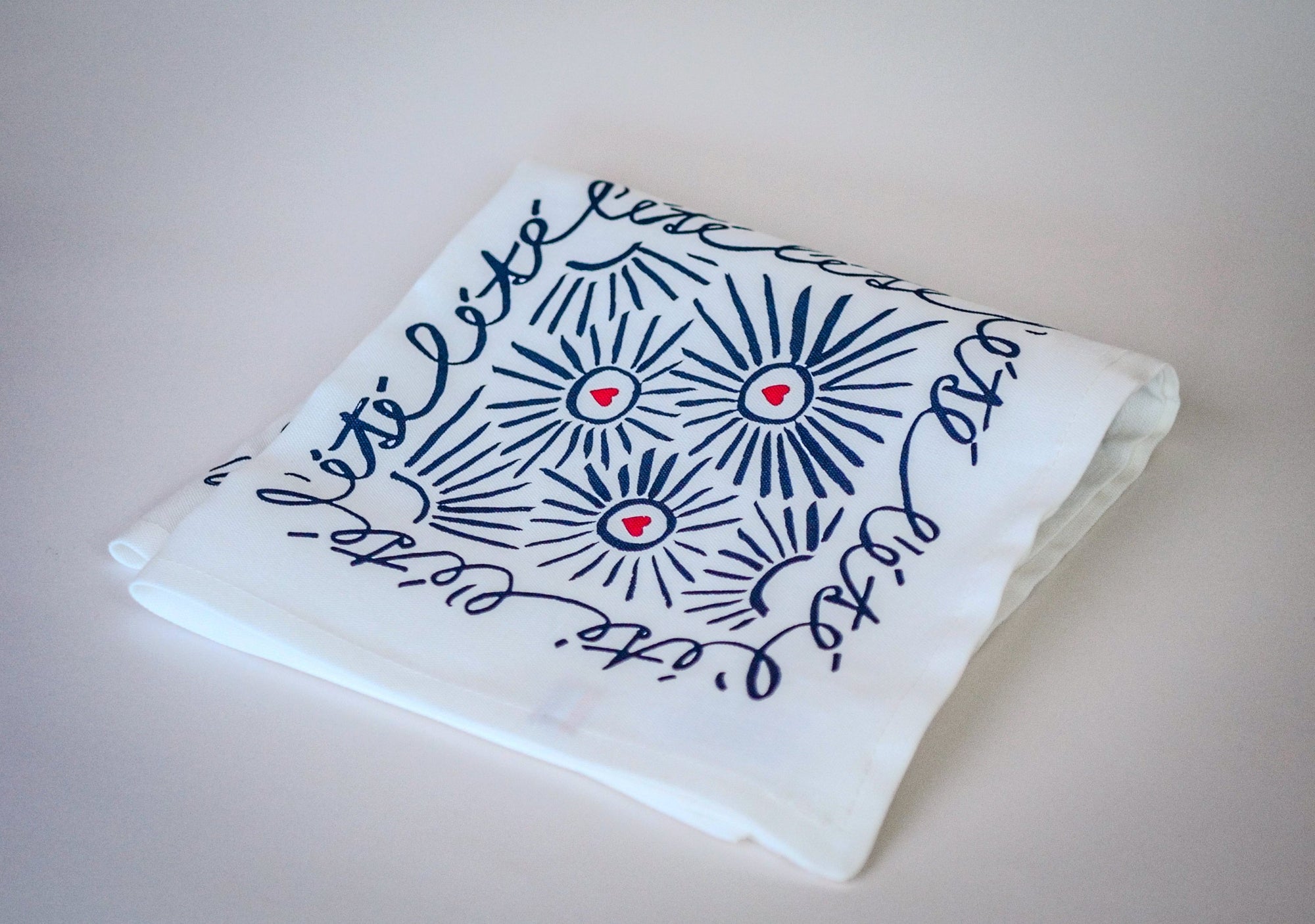 Coffret de 4 serviettes de table - La Serviette de Table - Linge de table - "Les 4 saisons"