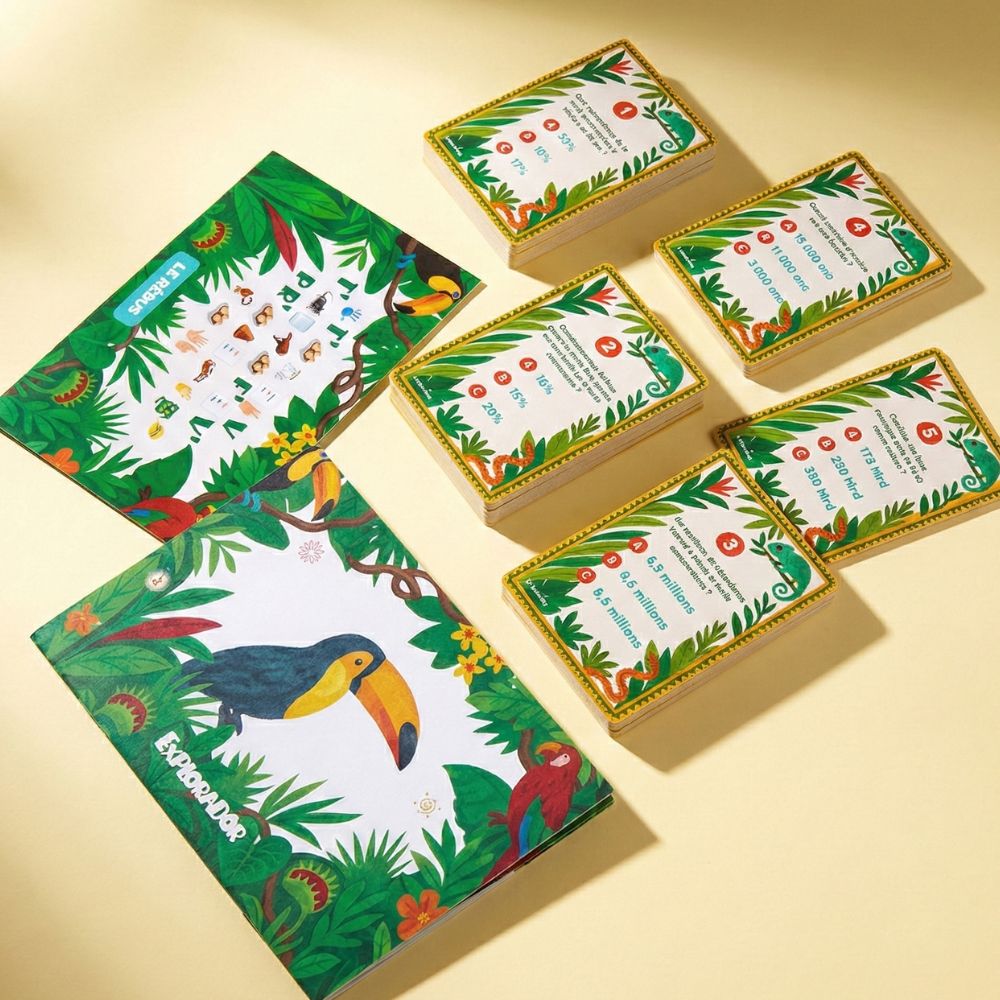 Escape Game Box - In the Heart of the Amazon Rainforest - Ages 12-14