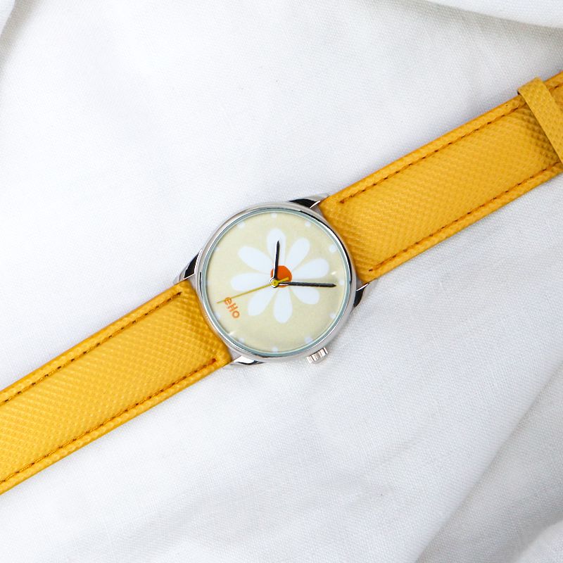 Montre Jaune Daisy