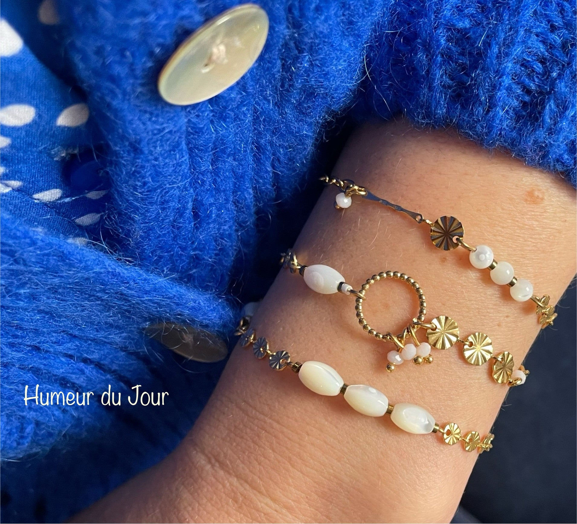Bracelet Cercle nacré