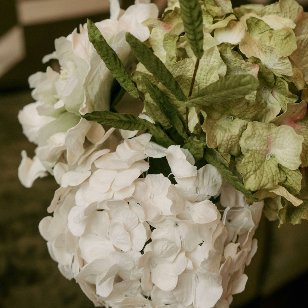 Bouquet fleurs en papier Redon
