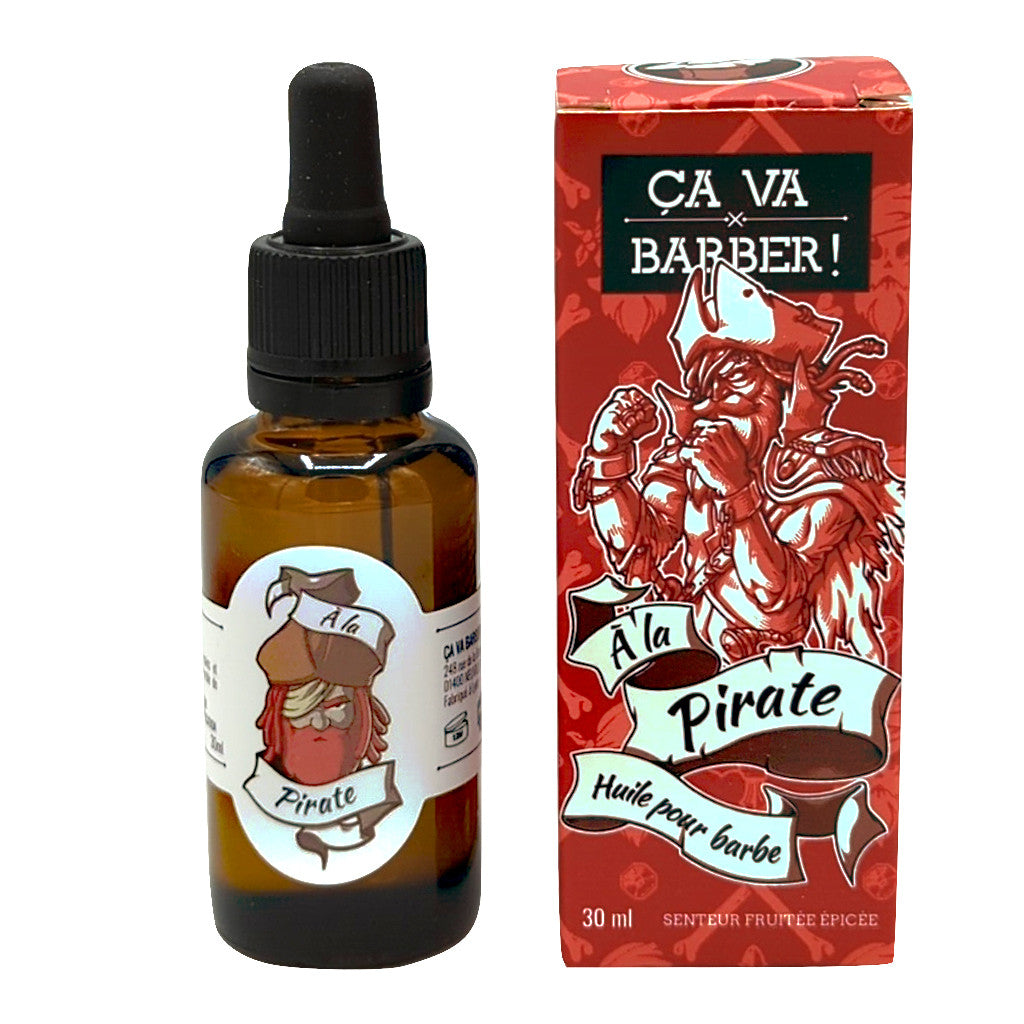 Huile pour barbe bio "à la Pirate" 