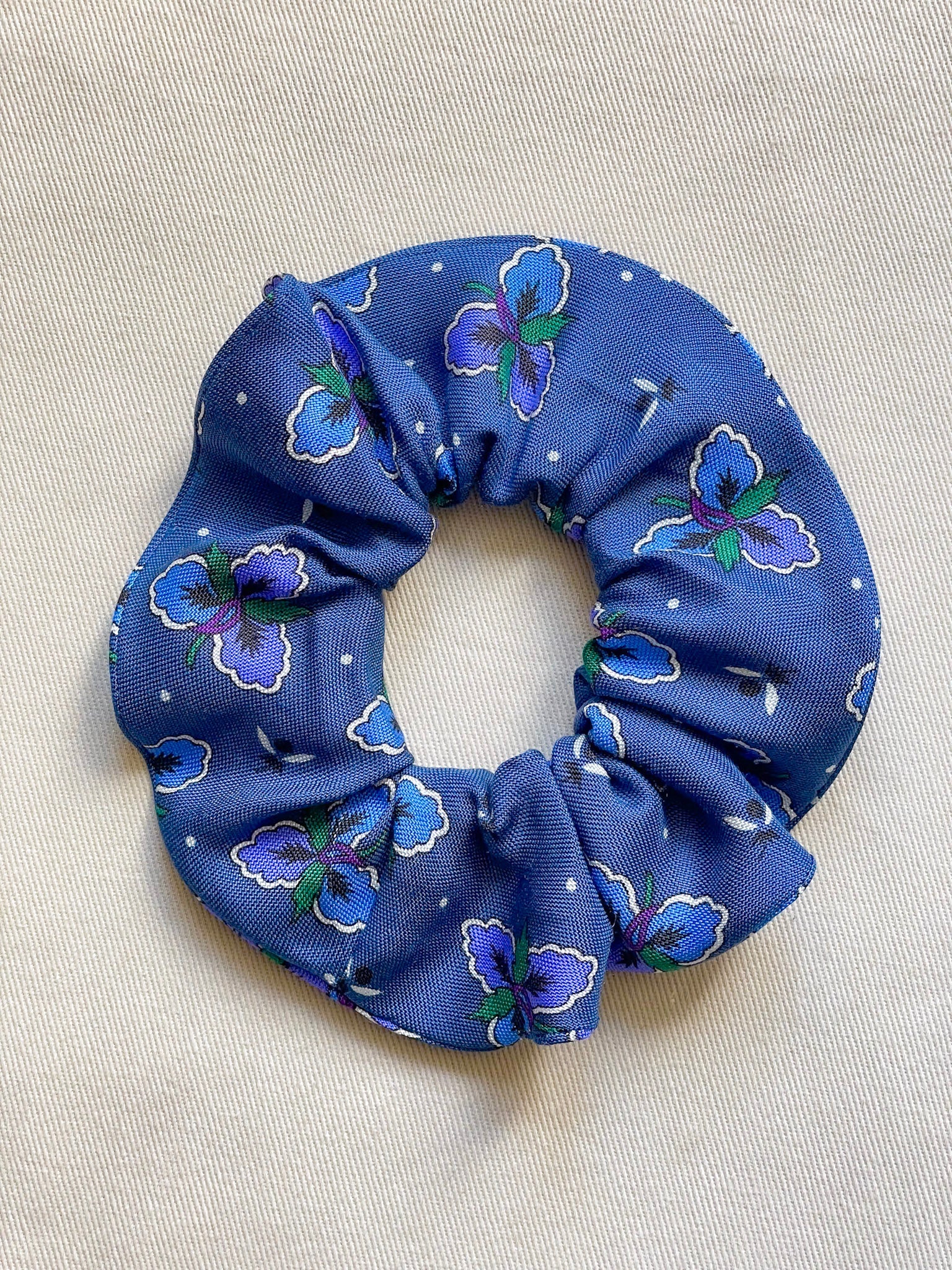 Chouchou Upcyclé Essentiel 'Nuit de Printemps'