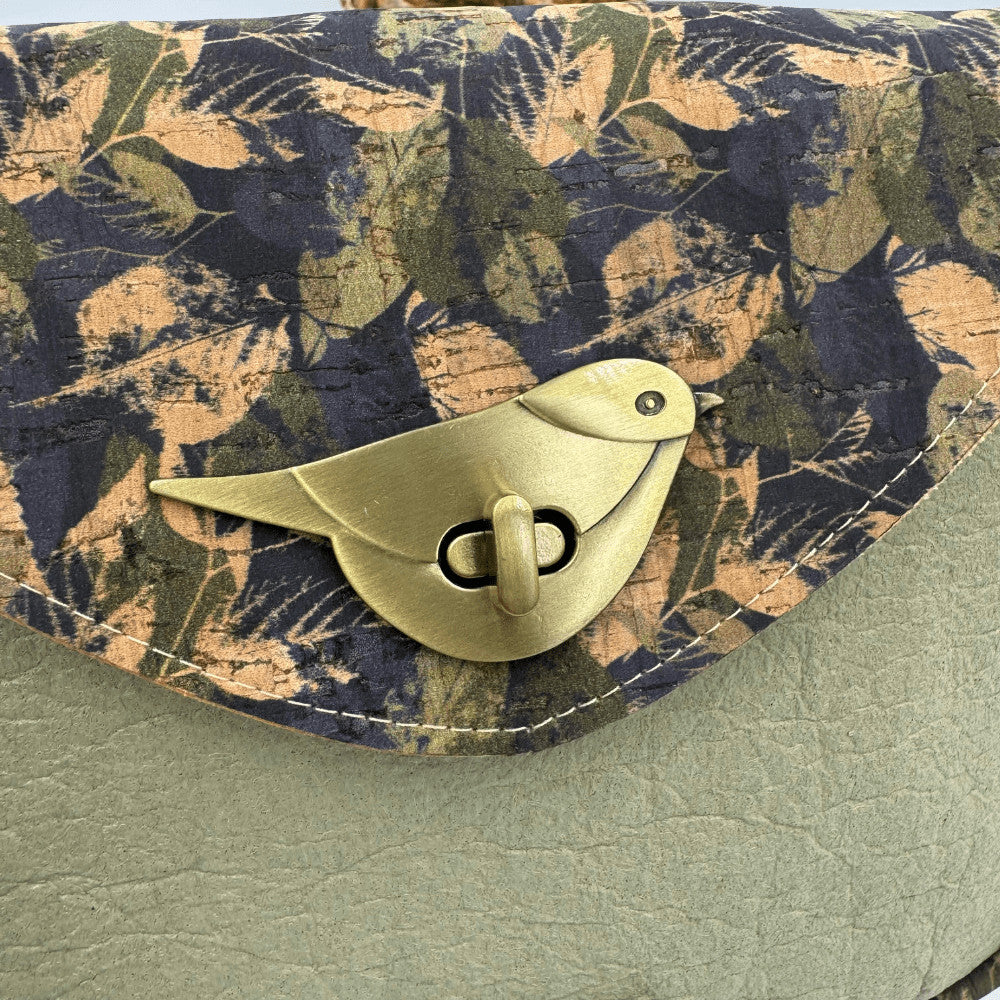 Sac Camélia en Piñatex et Liège
