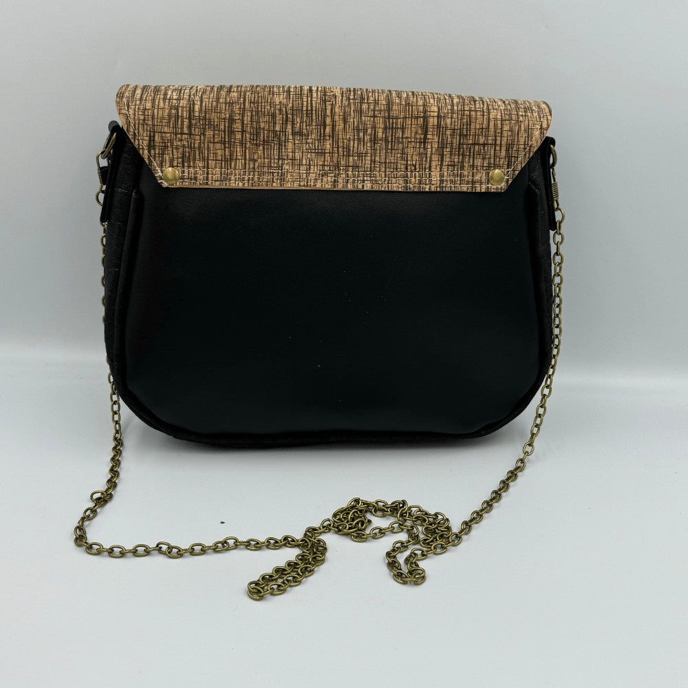 Sac Camélia en Apple Skin,Piñatex et Liège