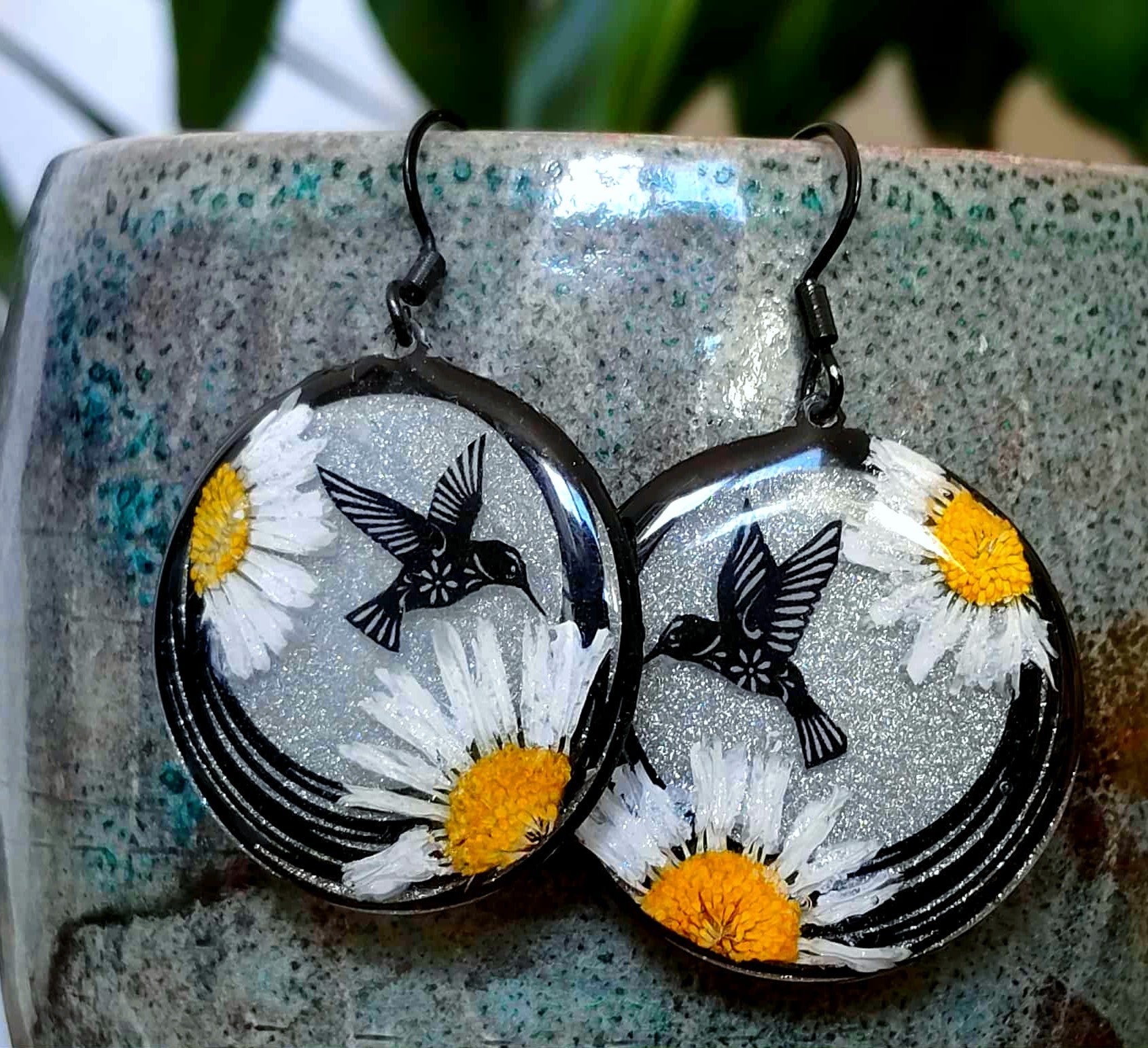 Boucles d'oreille, Pâquerette