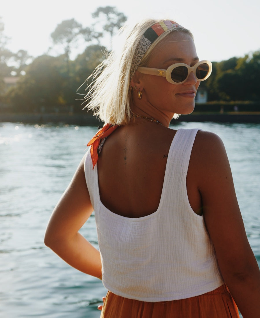 TOP EN GAZE DE COTON ~ AWAN