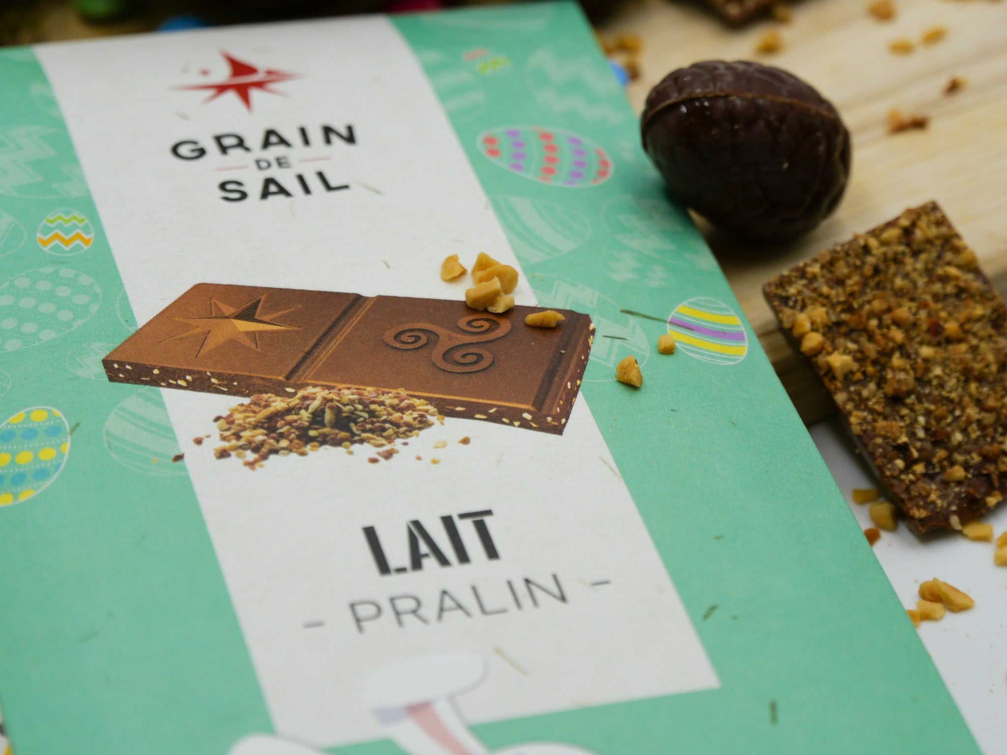 Praline Milk Chocolate Bar - 100G - ORGANIC
