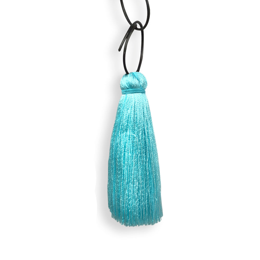 Guirlande colorée en fil de fer - Chouette - Bleu - environ 102 x 9,5 cm - Bijoux de mur