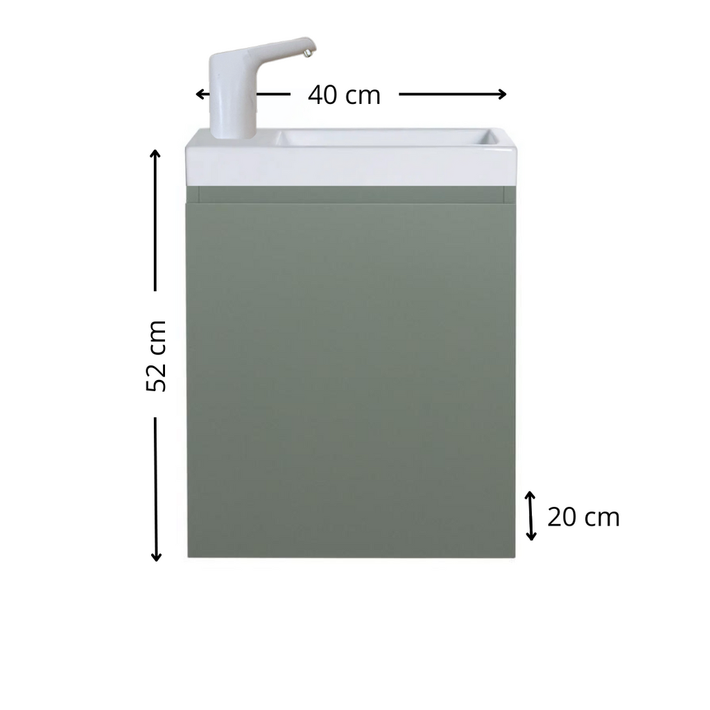 Lavabo  Enfant Montessori évolutif 18 mois -  8 ans | Mobile, autonome en eau & sans travaux - VERT