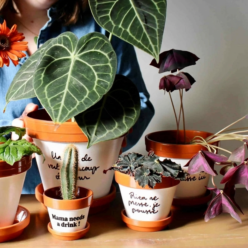 Pot de fleur « Merci pour tout ce que tu as semé » Muisti X Joli Pot