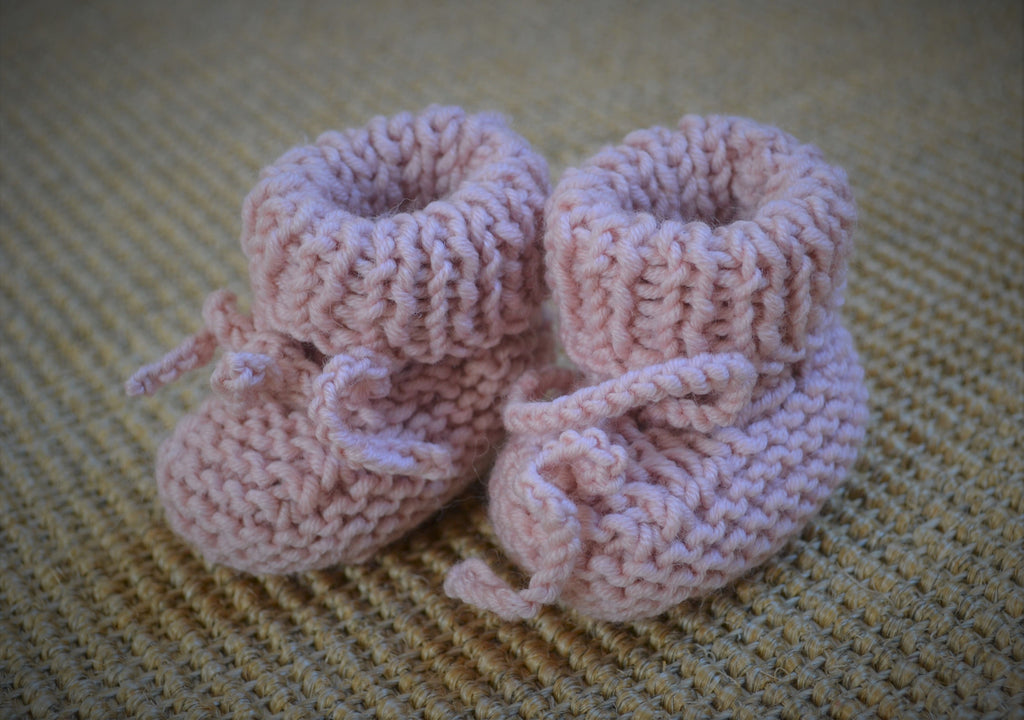 Kit à tricoter : les Chaussons qui tiennent aux petons