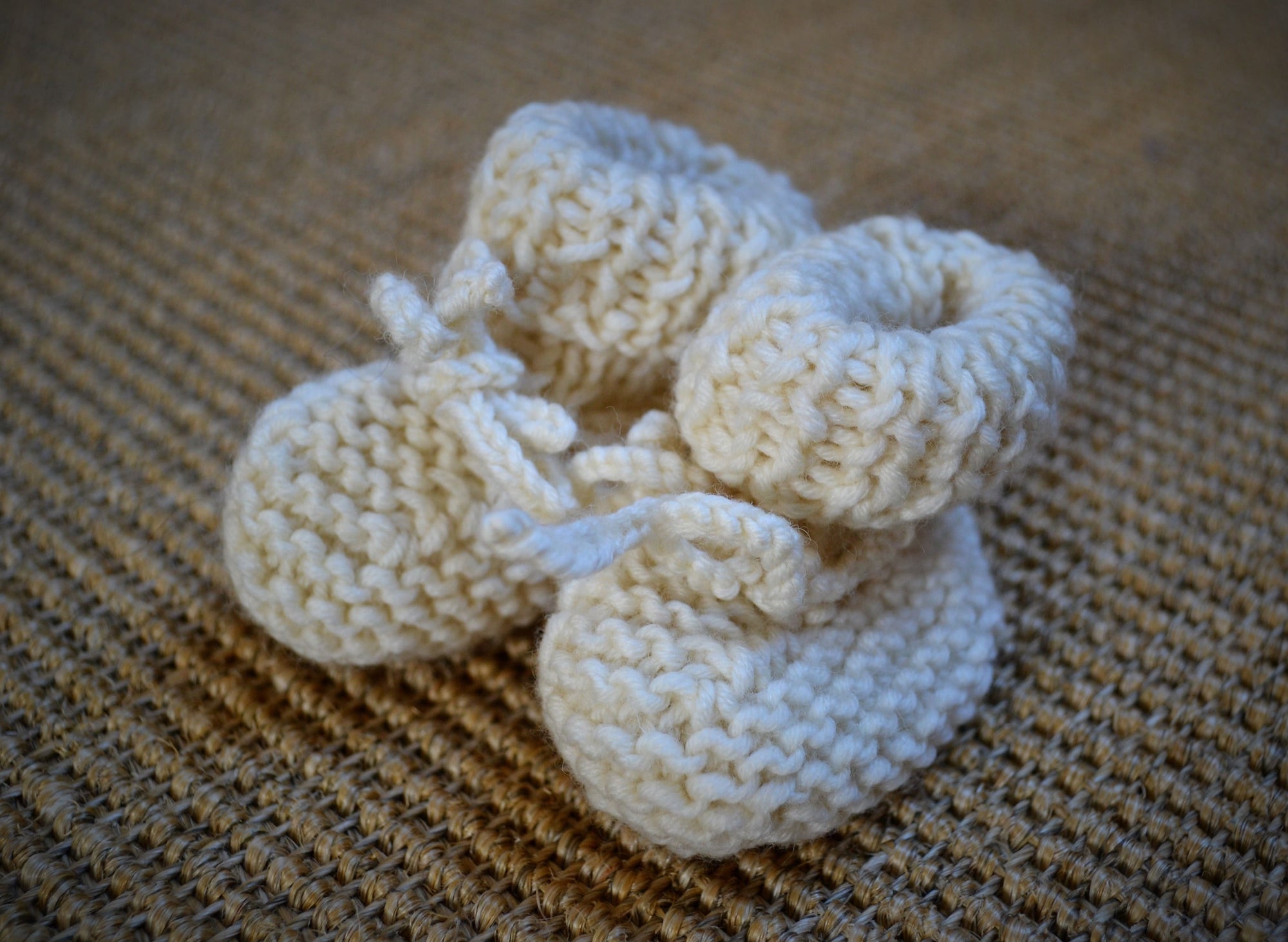 Kit à tricoter : les Chaussons qui tiennent aux petons