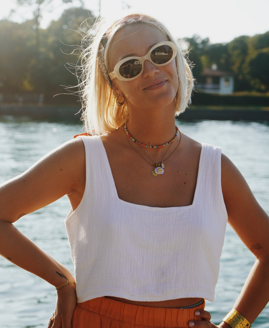 TOP EN GAZE DE COTON ~ AWAN