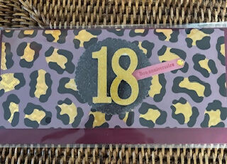 CARTE ENVELOPPE ANNIVERSAIRE 18 ANS