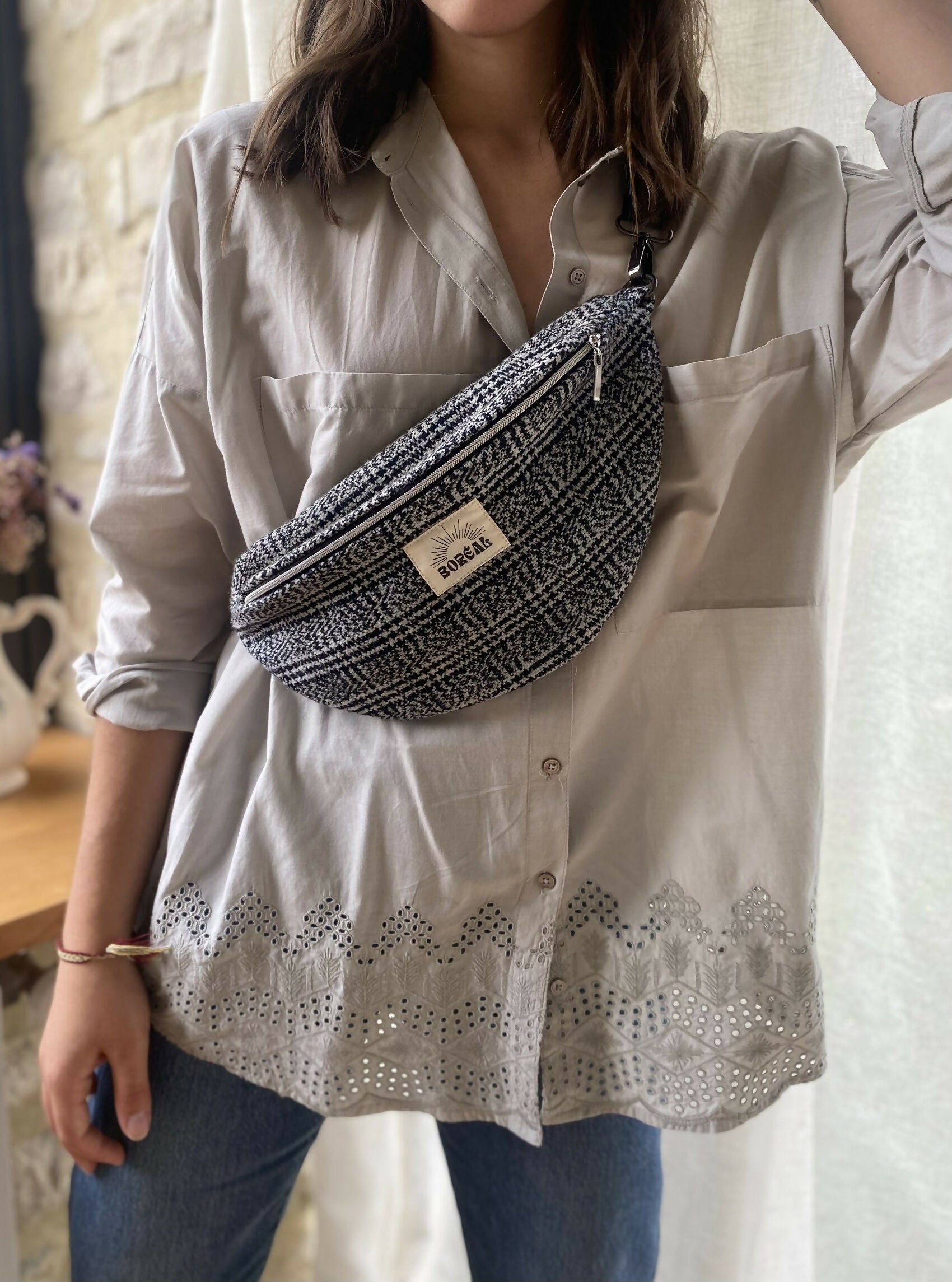 banane-noir-blanc-coton-laine-prince-galle-chic-ethique-artisanale-fait-main-tendance-upcycling-5
