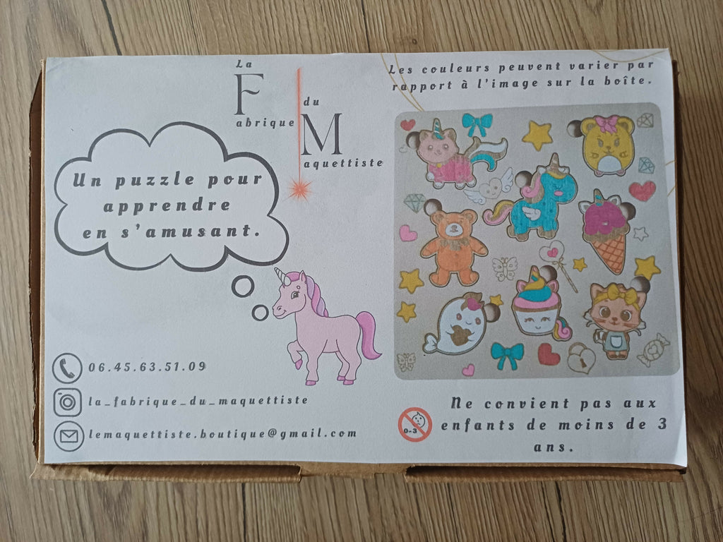 Puzzle enfants animaux mignons