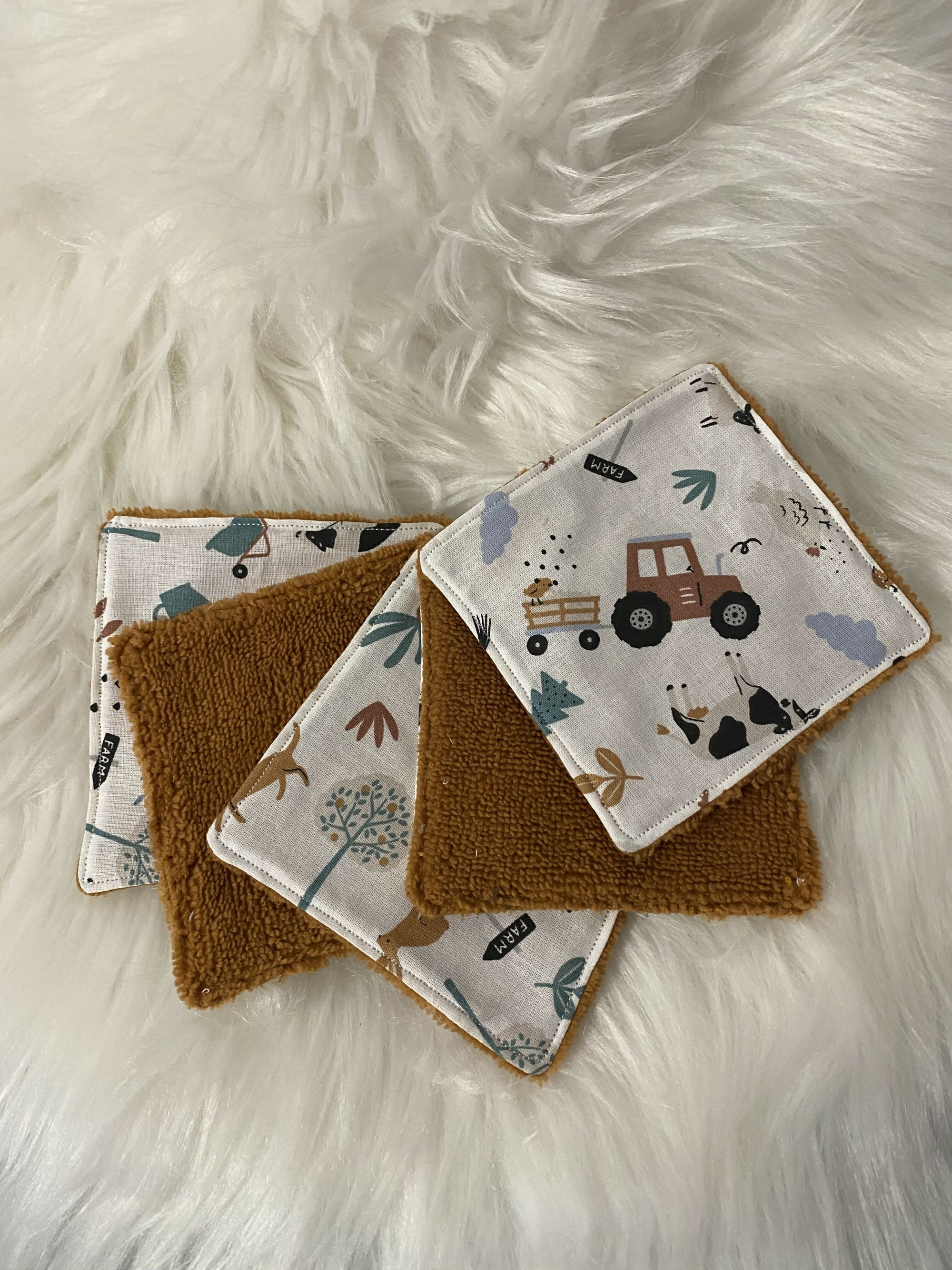 5 LINGETTES  TRACTEUR