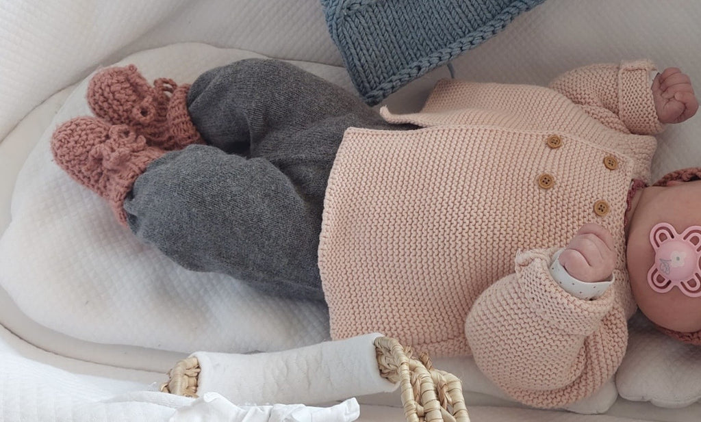 Kit à tricoter : les Chaussons qui tiennent aux petons