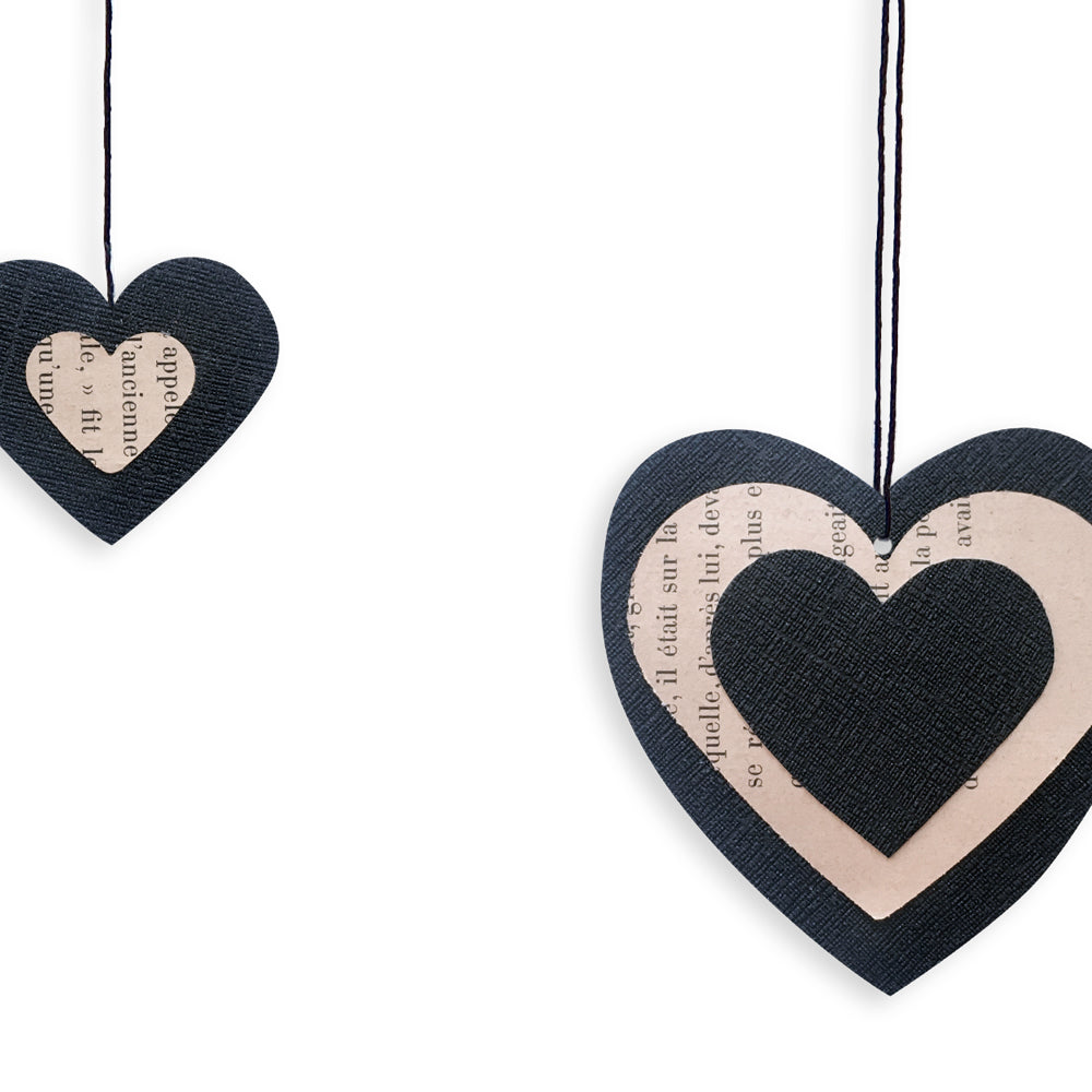 Citation colorée en fil de fer - Coeur - Noir : Bienvenue dans la maison du bonheur - Bijoux de mur