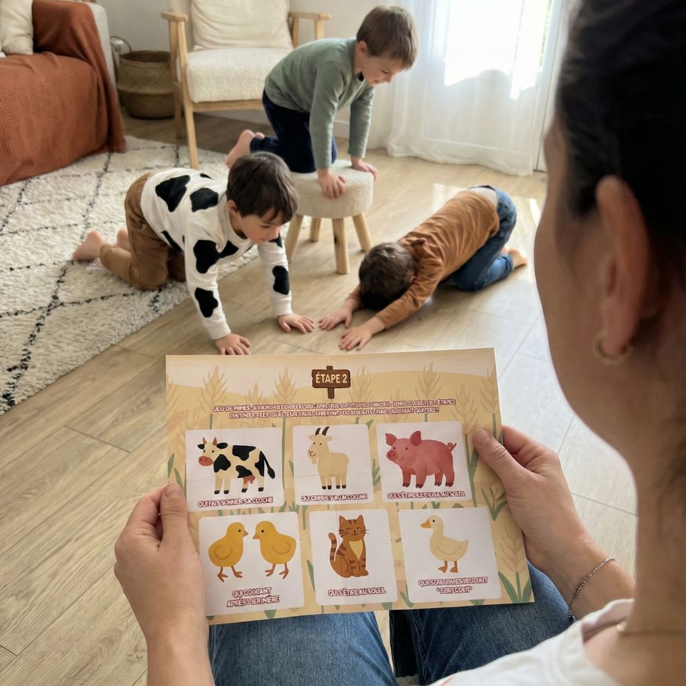Jeu d'enquête enfant 4-5 ans - Pépette la Poule - Coffret prêt à jouer | Explorador