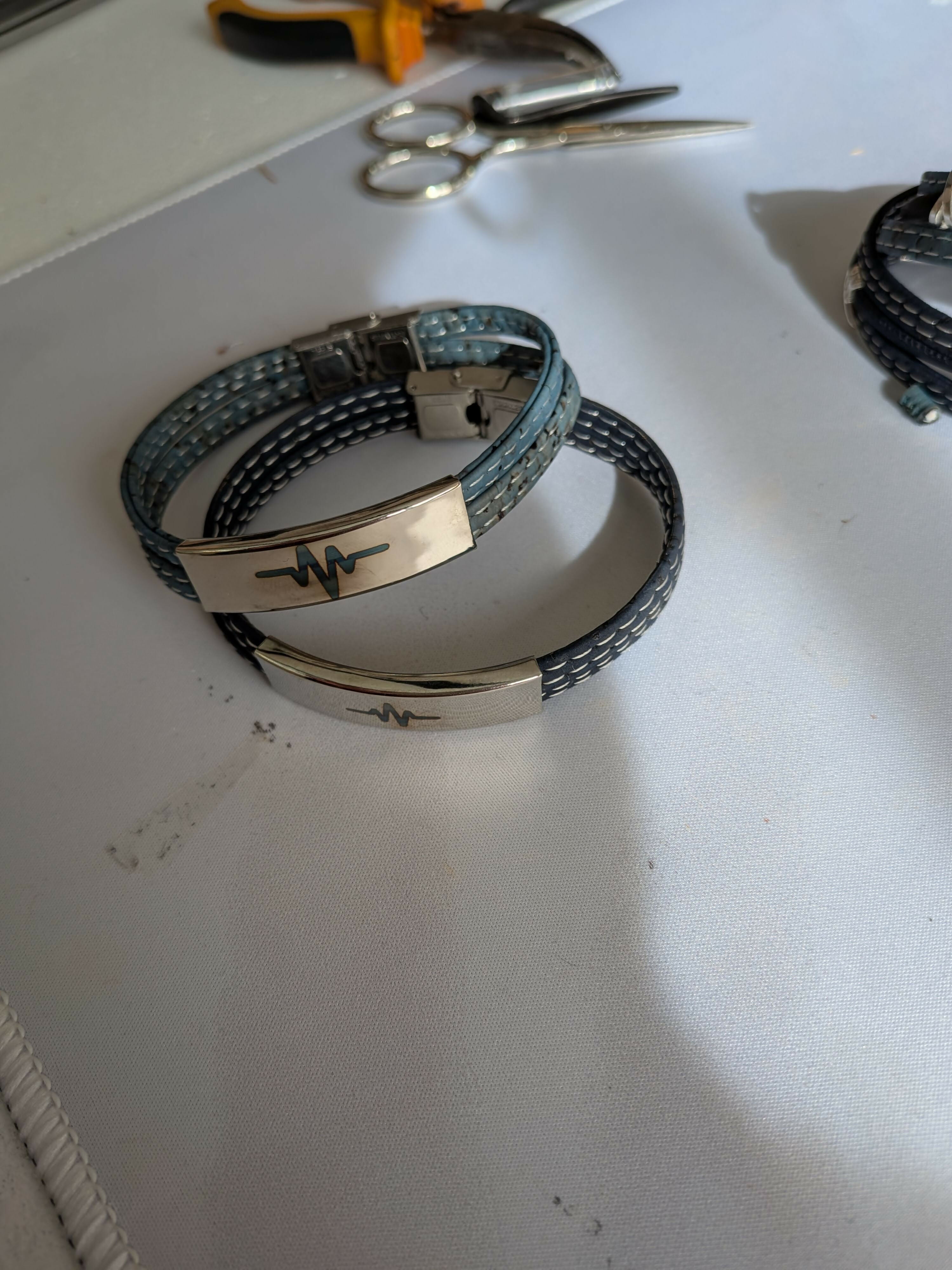Men's engraved bracelets Julien
