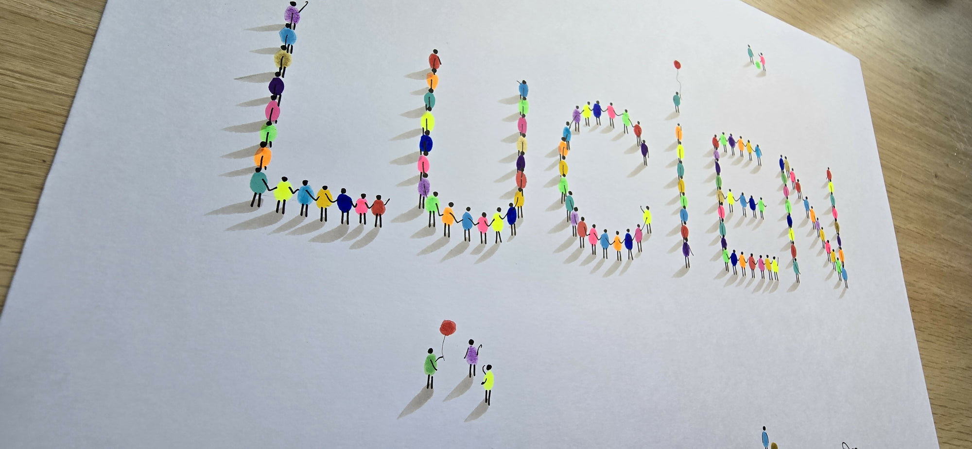 Prénom A4 Personnalisé (Cadre en option)