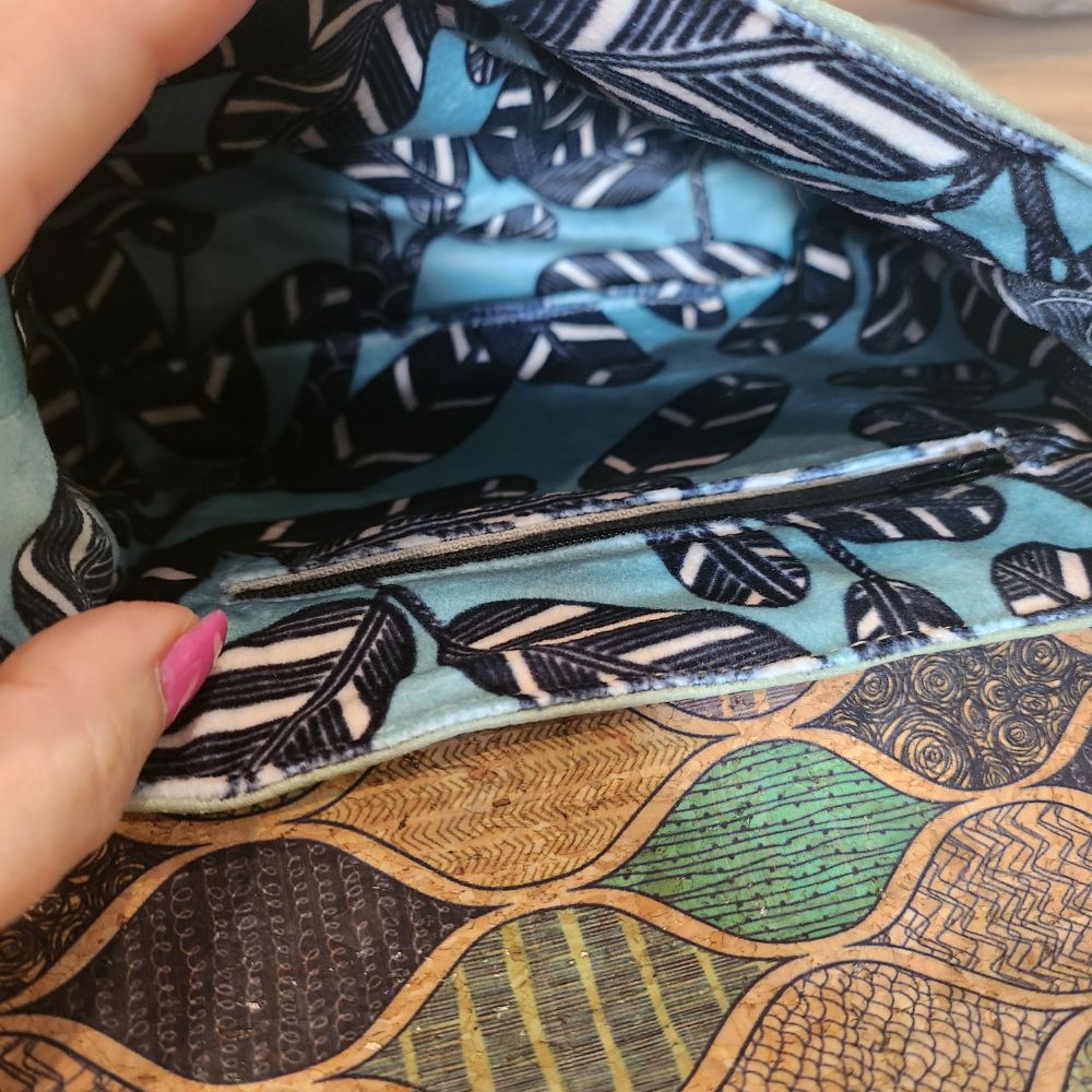 Sac Camélia en Piñatex et Liège