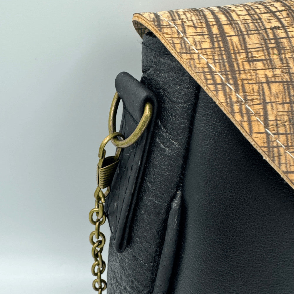 Sac Camélia en Apple Skin,Piñatex et Liège