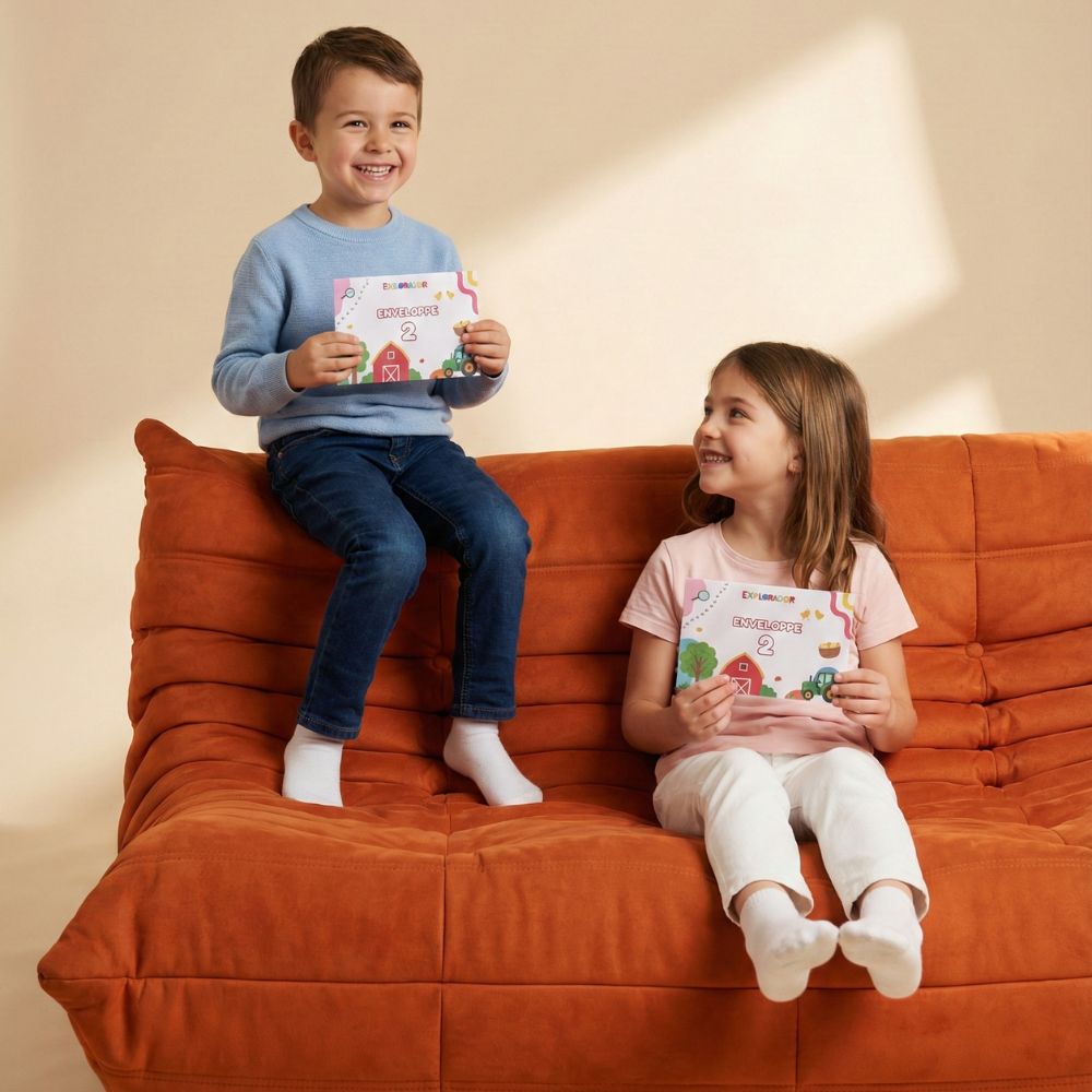 Jeu d'enquête enfant 4-5 ans - Pépette la Poule - Coffret prêt à jouer | Explorador